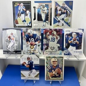 Peyton Manning Colts Vintage lot of 9